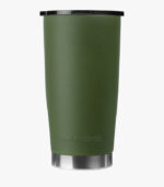 Green 20 ounce tumbler can be logoed