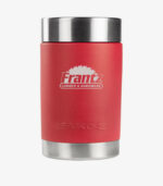 Red can coolers will keep your drink cold. and can be logoed