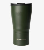Green Super Cup tumbler holds 24 ounces and can be laser engraved with your logo