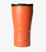 Orange Super Cup tumbler holds 24 ounces and can be laser engraved with your logo