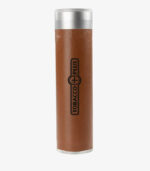 Preserve tube humidor can hold 3-5 cigars, the leather tube can be engraved