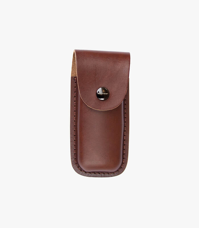 Chef knife leather pouch sheath