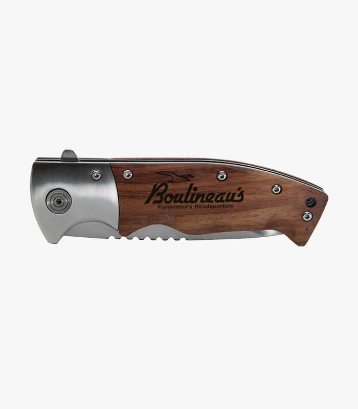 Flash Rosewood handle knife can be logoed
