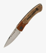 The Ranger wood handle knife can be logoed