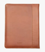 Leather portfolio will fit documents, folders, and books
